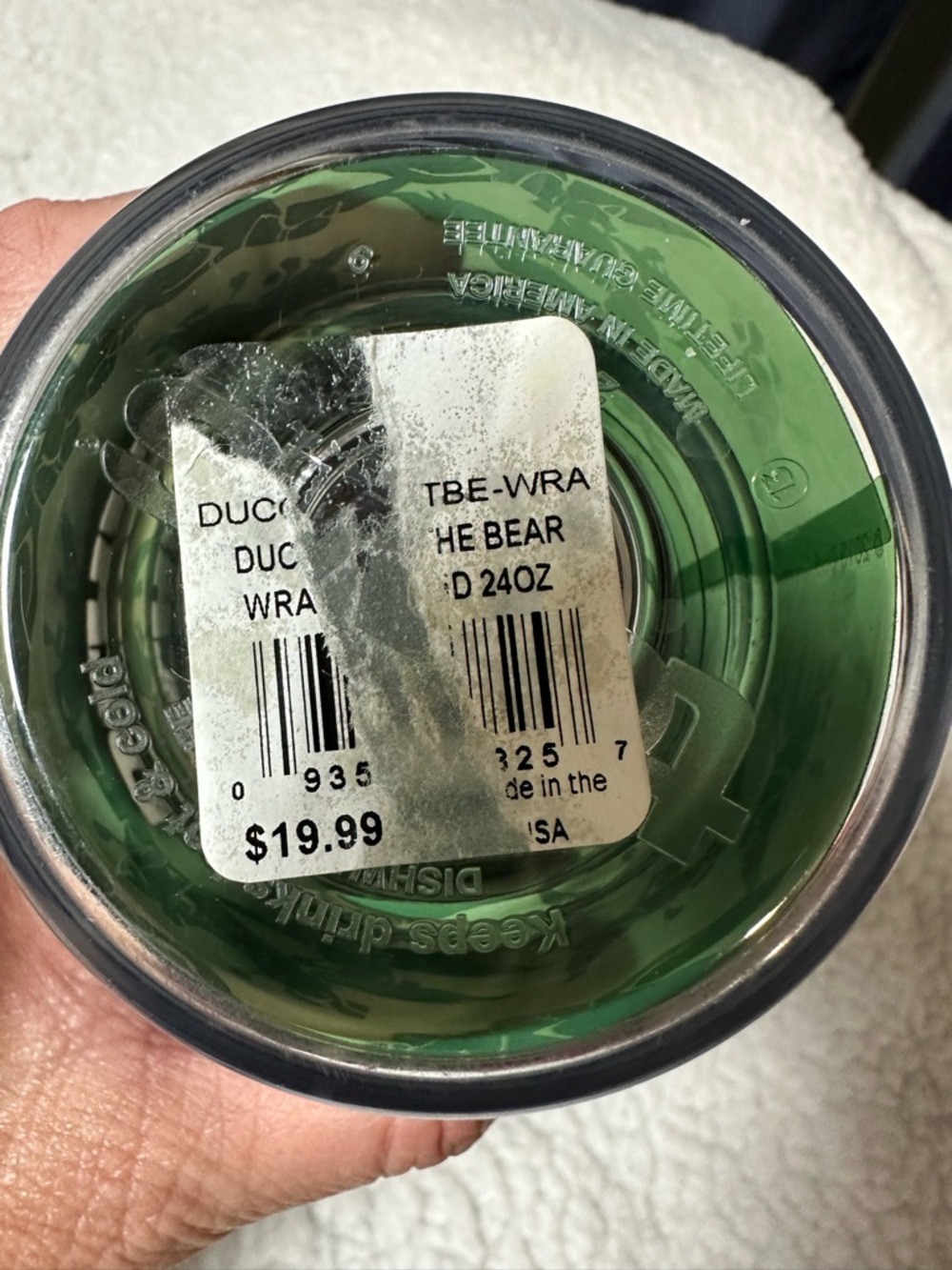 Duck Dynasty 24 oz Tervis Fear The Beard Travel Tumbler - Patriotic Graphic - Picture 3 of 6